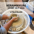 Keramikkurs Start 30/9 Onsdagar 17.30